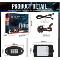 Factory One for eight led car atmosphere lamp waterproof IP68 BT APP remote control music car chassis lamp